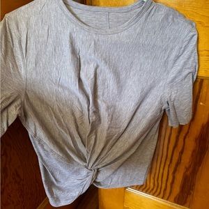 Lululemon tshirt with twist front detail